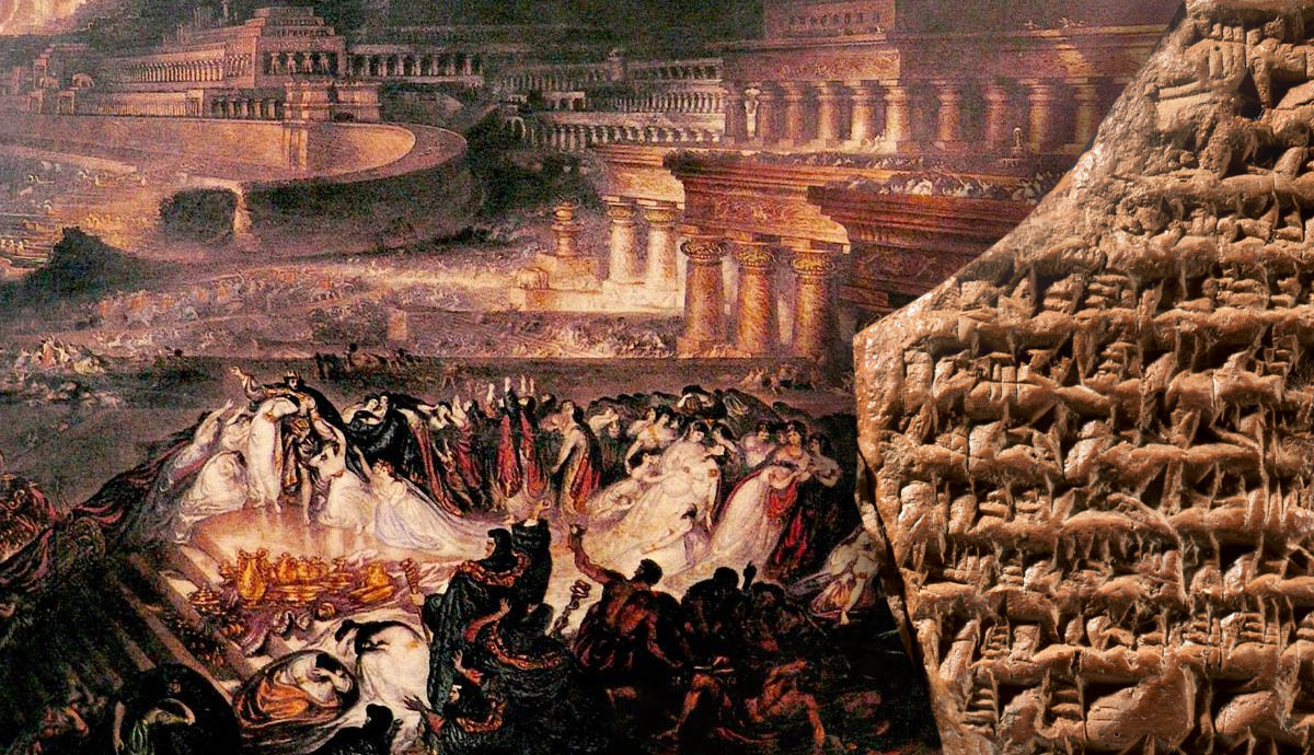 fall of nineveh john martin cuneiform tablet