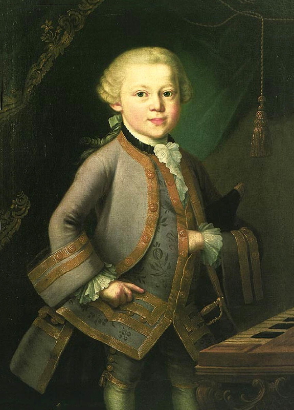 famous composer mozart portrait