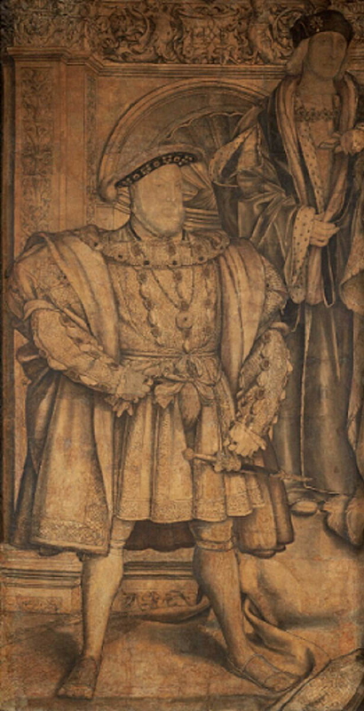 henry viii cartoon holbein