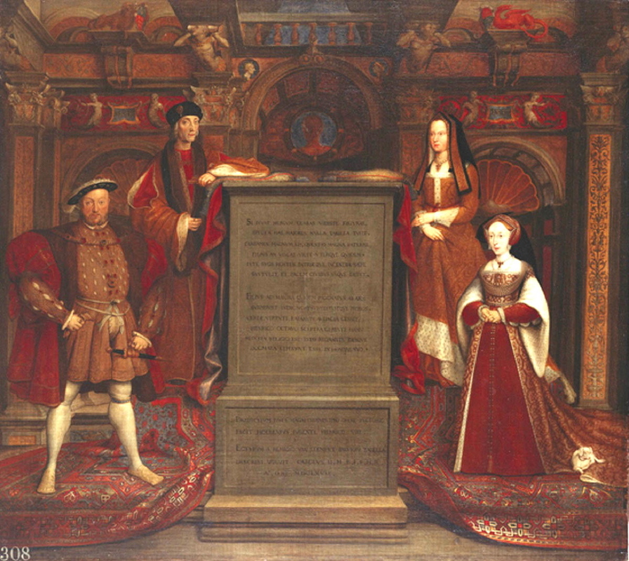 henry viii henry vii mural whitehall holbein copy