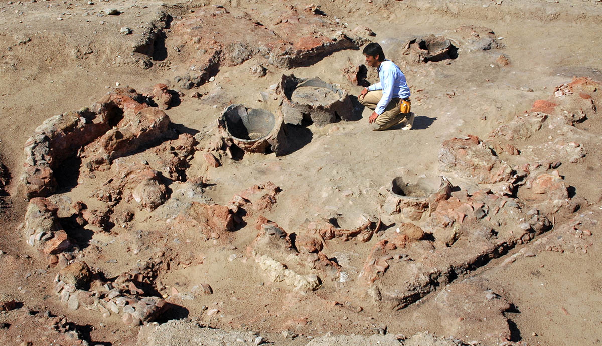 hierakonpolis predynastic egypt brewery dig