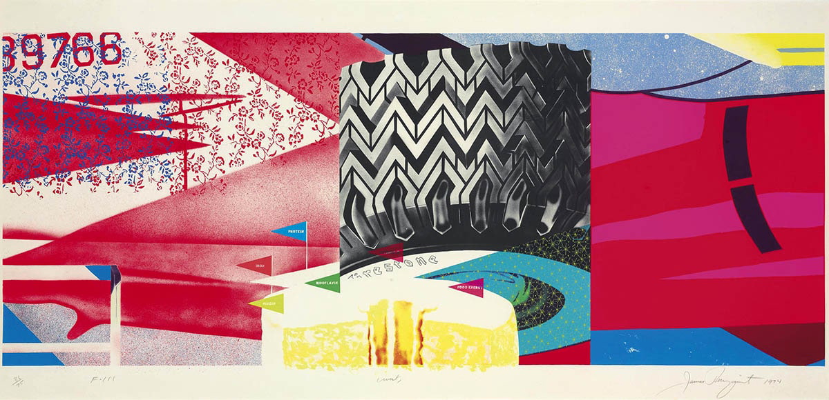 James Rosenquist pop art print