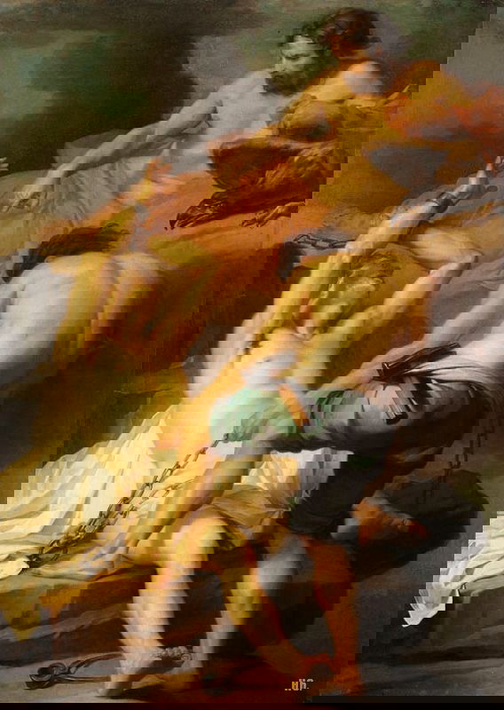 jean charles frontier vulcain enchainant promethee painting