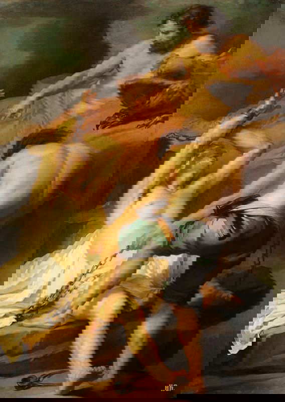jean charles frontier ʋulcain enchainant proмethee painting