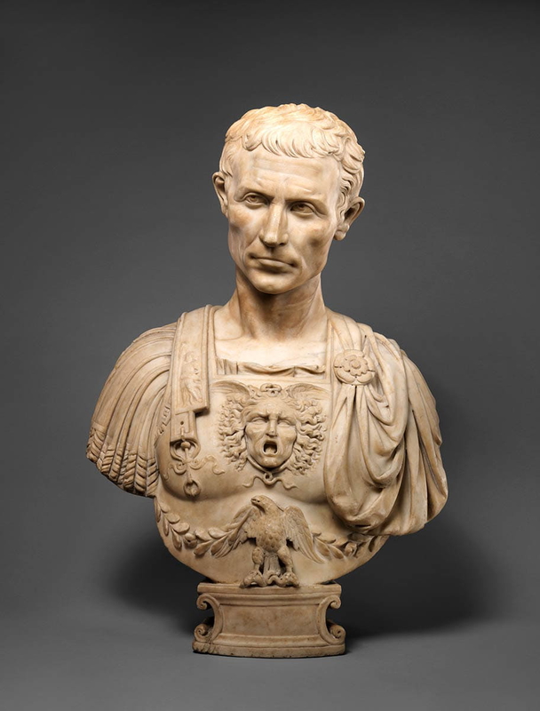 julius caesar bust augustus
