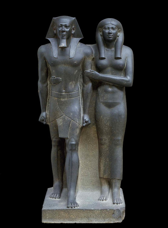 King and Queen Menkaura Ancient Egypt