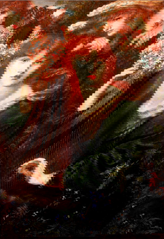 la ghirlandata dante gabriel rossetti