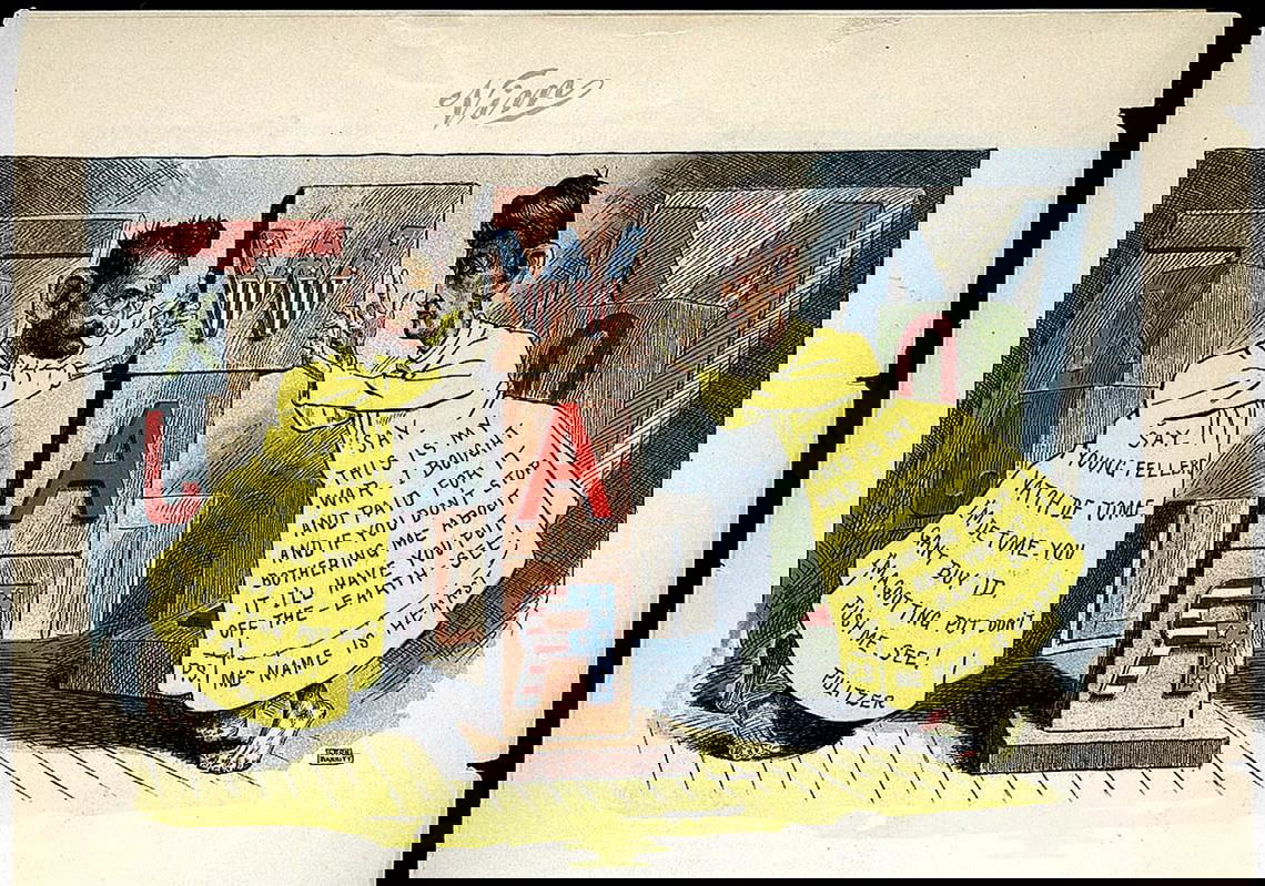leon barritt yellow kids print