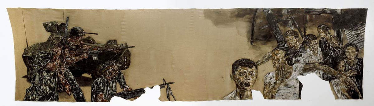 leon golub vietnam war painting