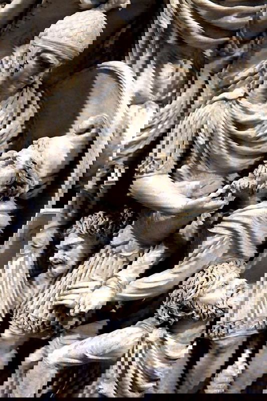 ludovizi sarcophagus detail