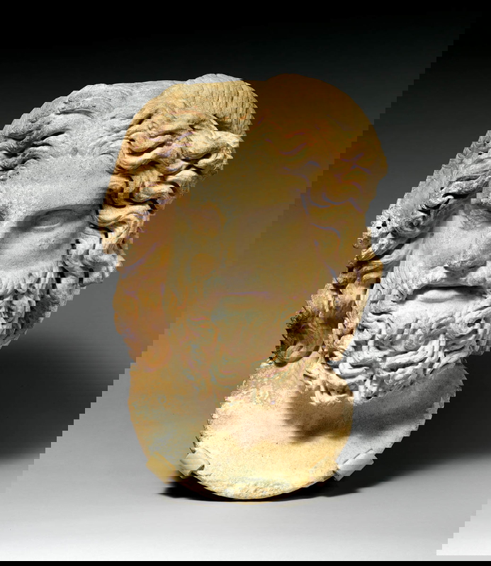 marble head zeus ammon