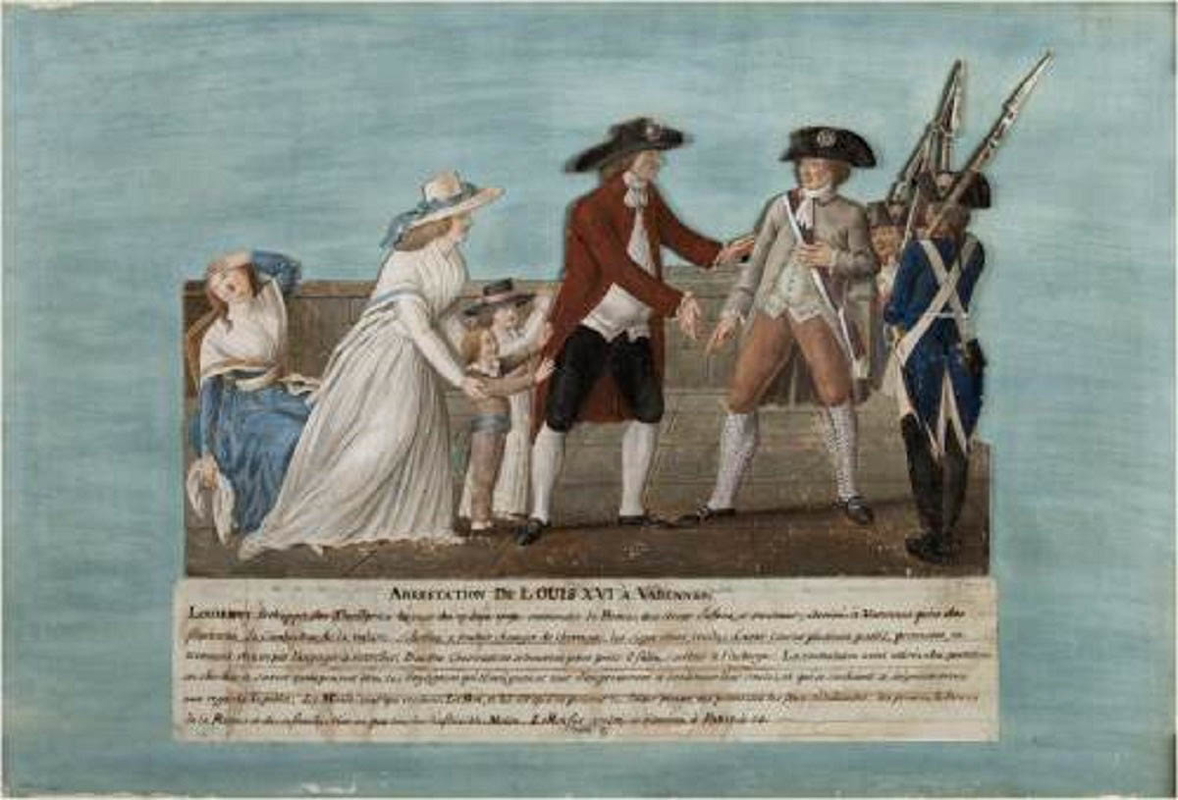 marie antoinette louis xvi arrested varennes