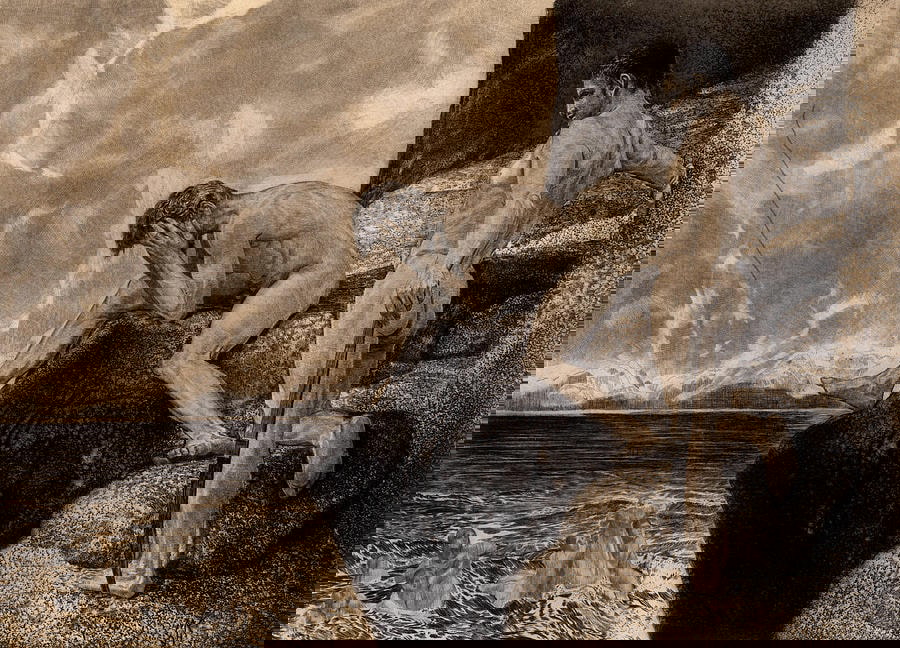 max klinger liberation prometheus hercules painting
