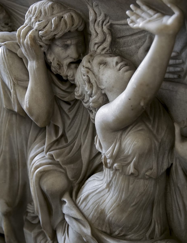 medea sarcophagus creon dying daughter creusa
