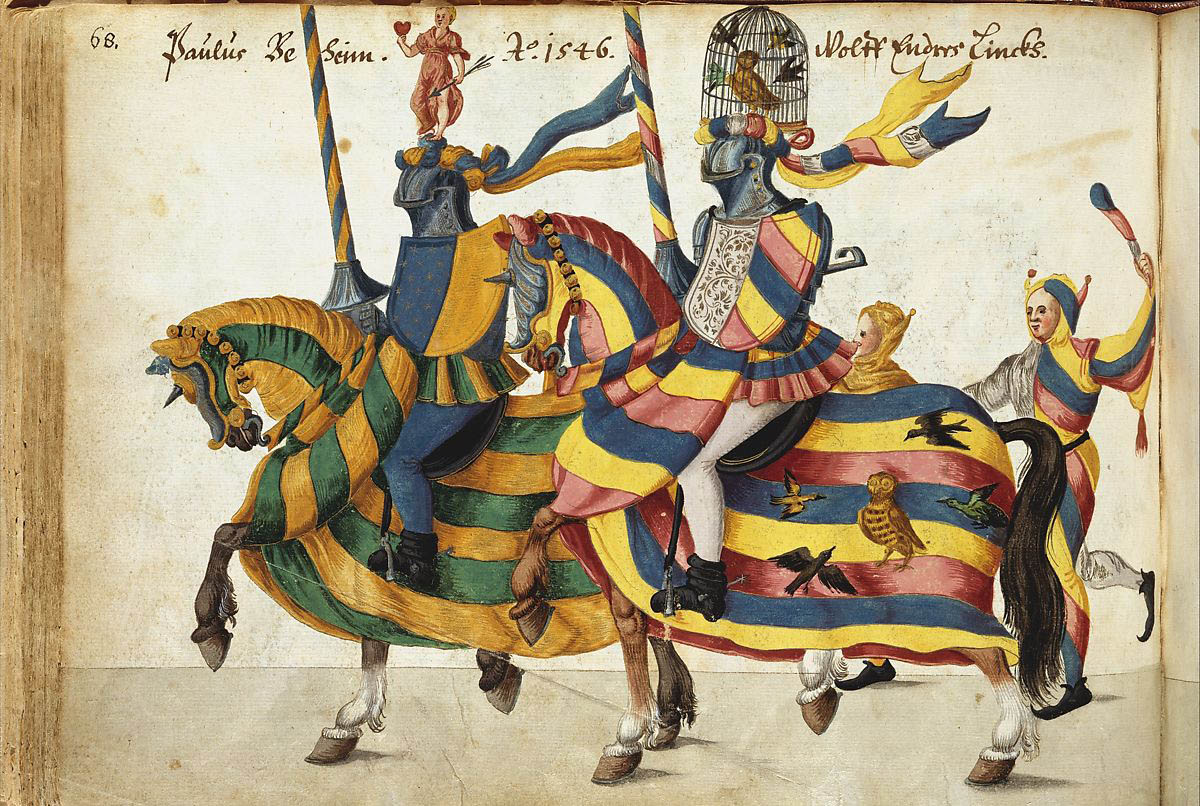 medieval armor horse joust