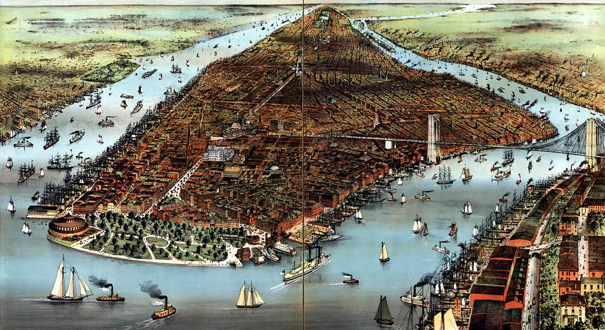 new york 19th century cityscape
