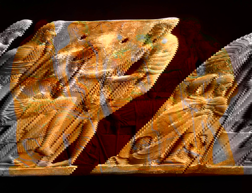 penelope odysseus return terracotta plaque