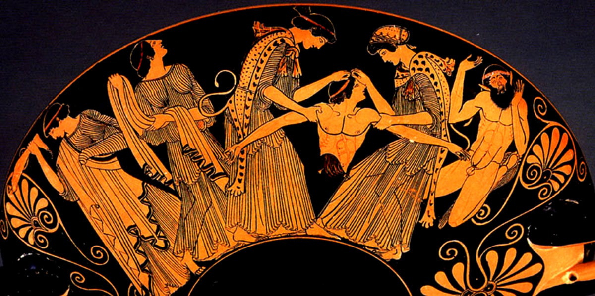 pentheus death bacchae greek vase painting