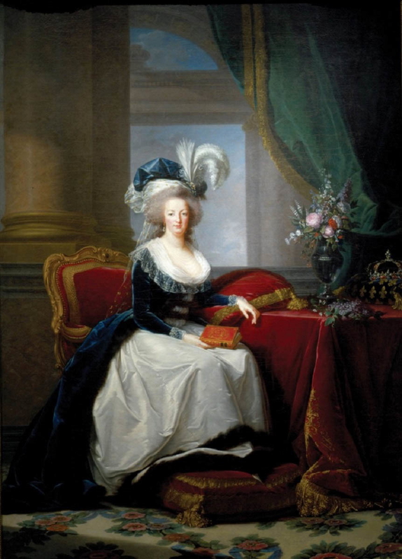 portrait of marie antoinette louise elisabeth vigee le brun