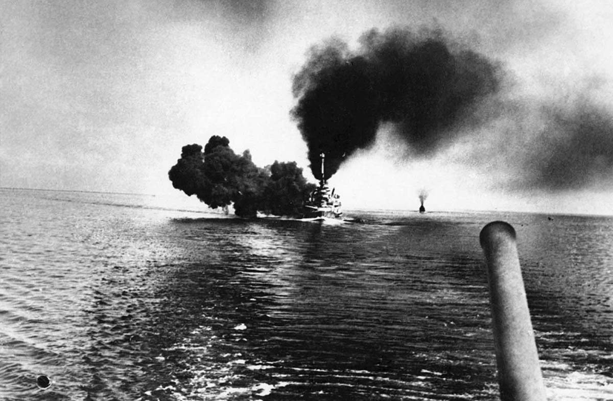 pre dreadnought firing jutland