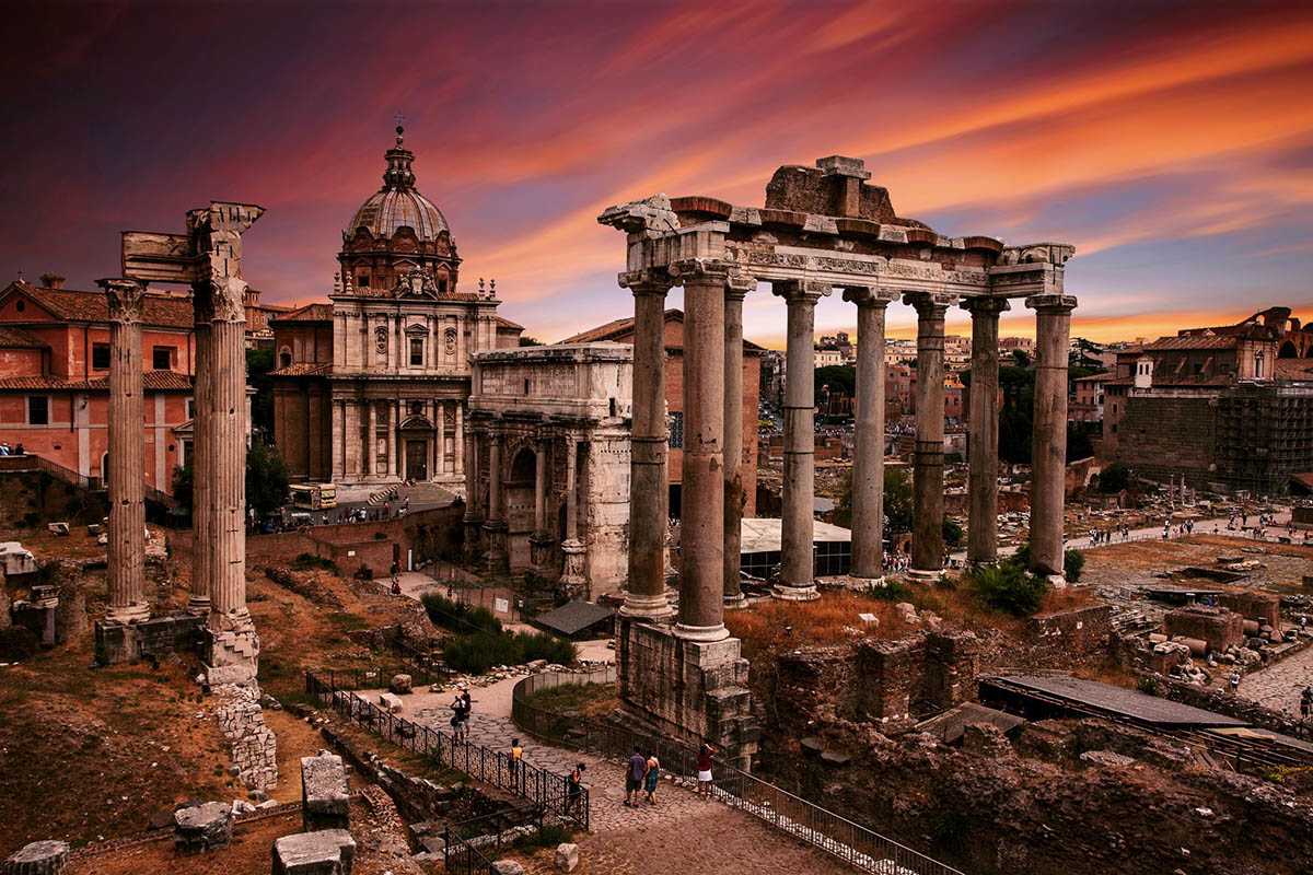 Ancient Rome ruins photograph