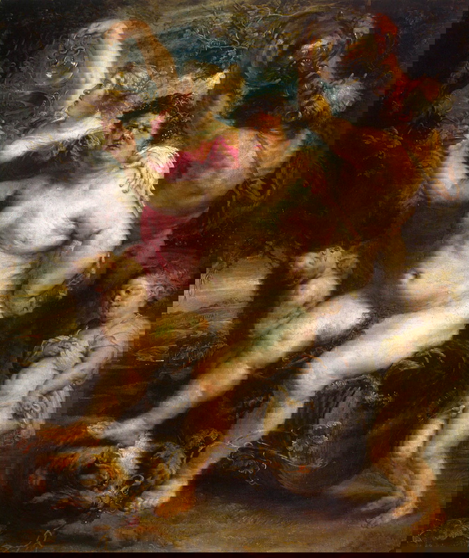 rubens bacchus god painting