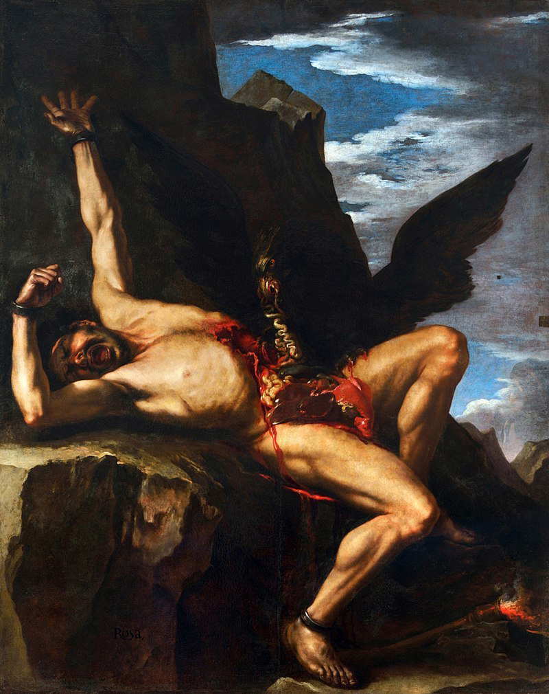 salvator rosa torture prometheus barberini painting