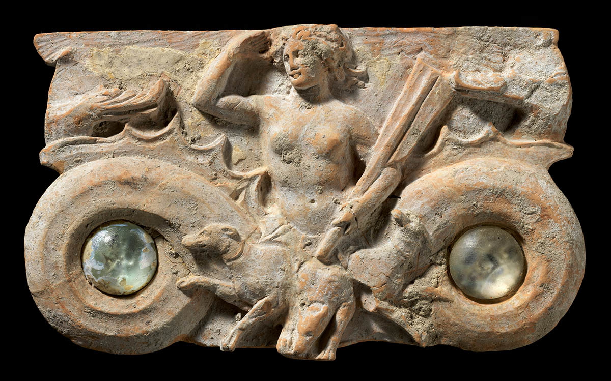scylla terracotta plaque