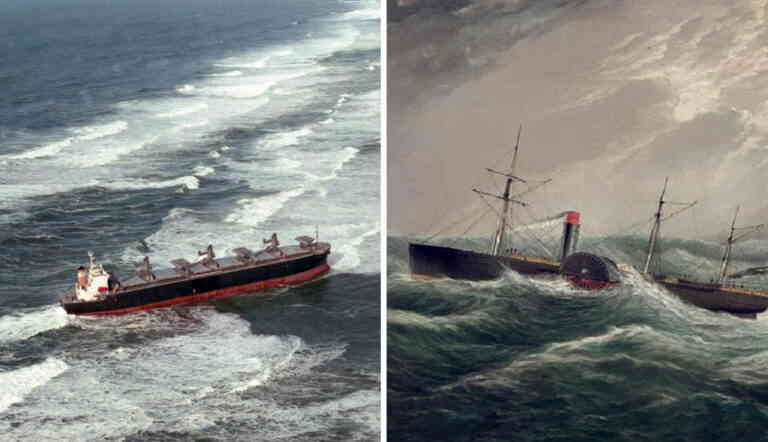 shiprecks from the graveyard of the pacific