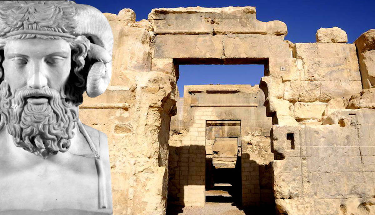 temple oracle siwa herm zeus ammon