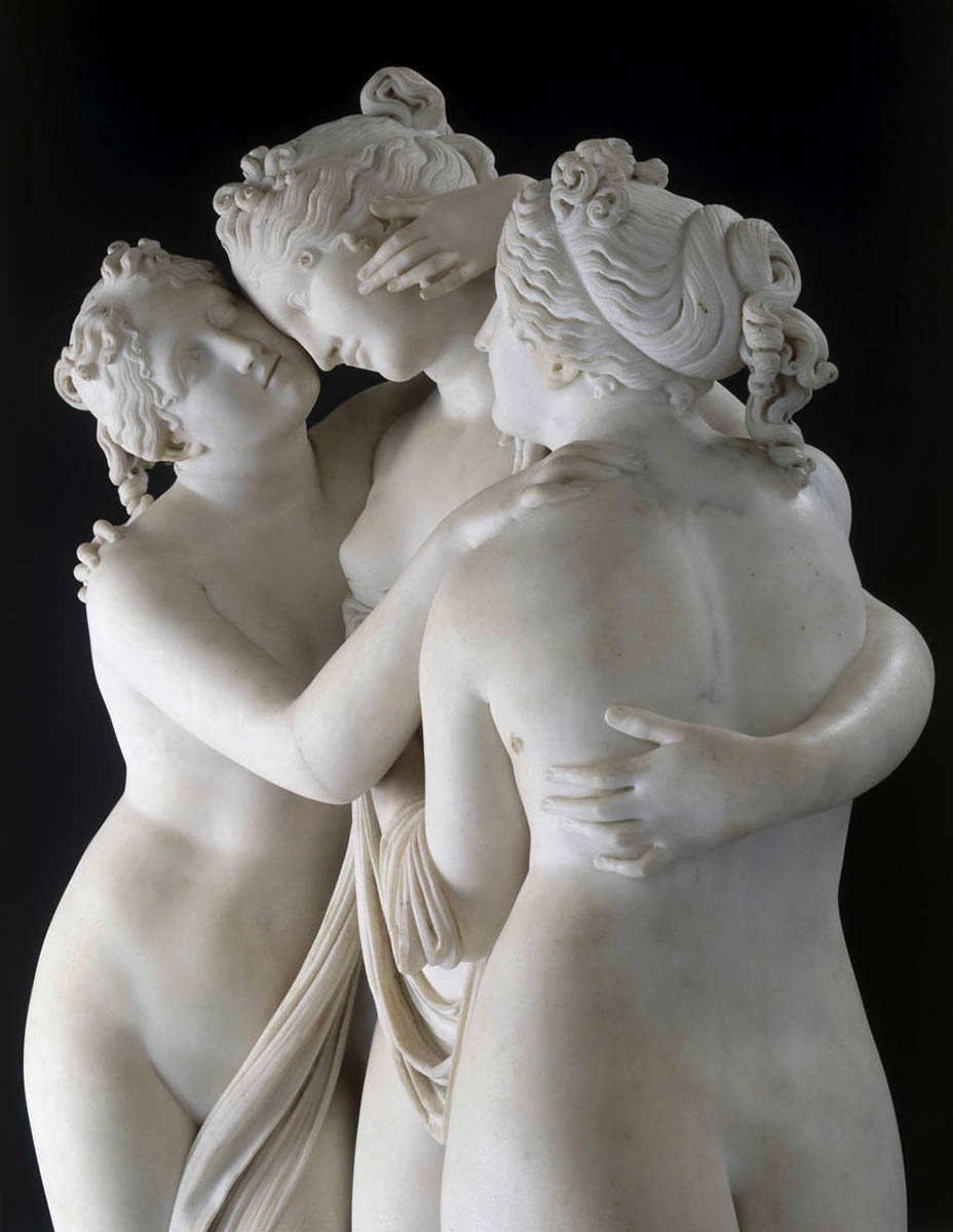 Three Graces sculpture Canova