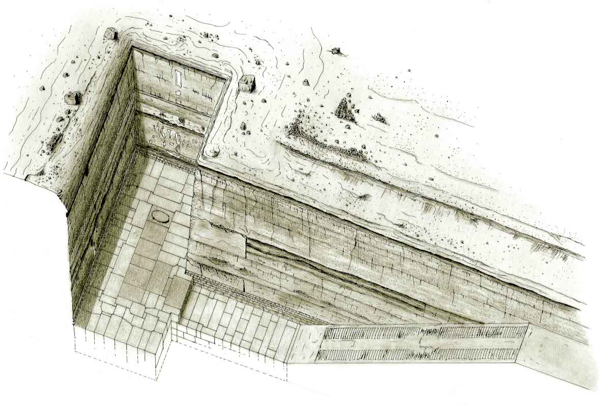 unfinished pyramid zawyet el aryan baka