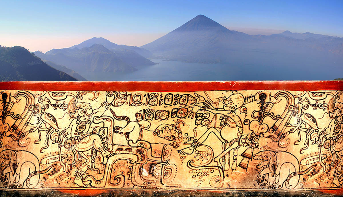 vessel maja mythology lake atitlan photo