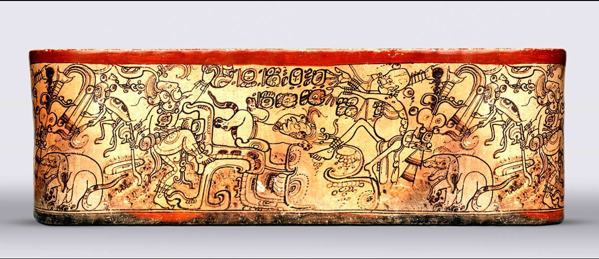vessel maya mythology scene met museum