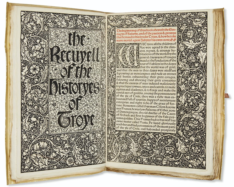 William Morris Arts and Crafts book design