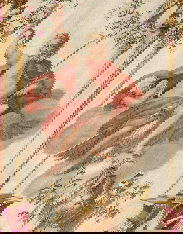 zeus jupiter tapestry