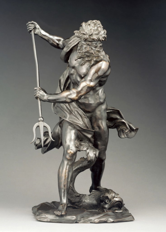 after bernini neptune poseidon dolphin