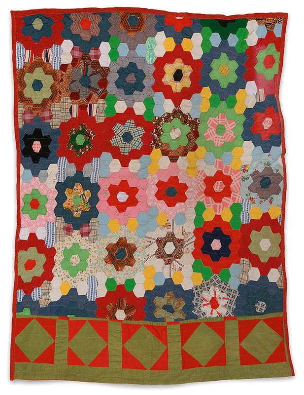 arlonzia pettway flower garden gees bend quilt
