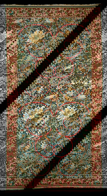 arts and crafts carpet william morris 1889