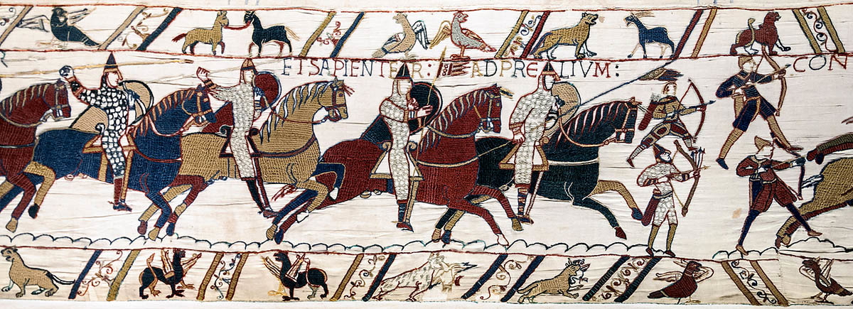bayeux tapestry medieval battle