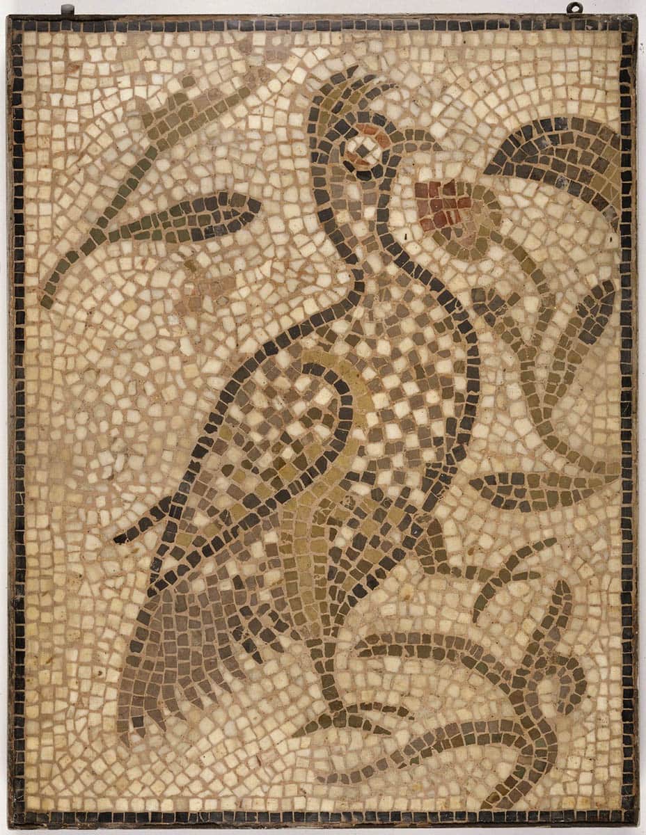 bird mosaic animals in ancient rome