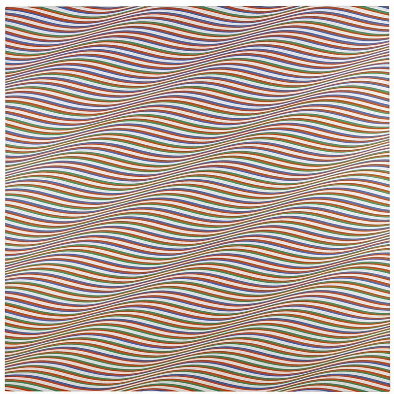 bridget riley gala waves