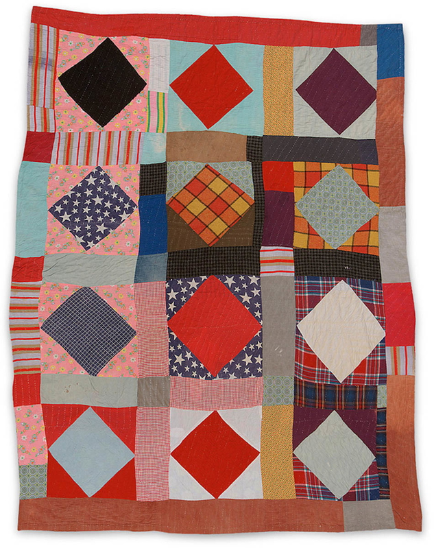 diamond twelve block variation girlie irby gees bend quilts