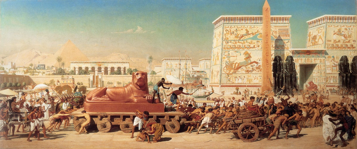 edward poynter israel egypt orientalism painting