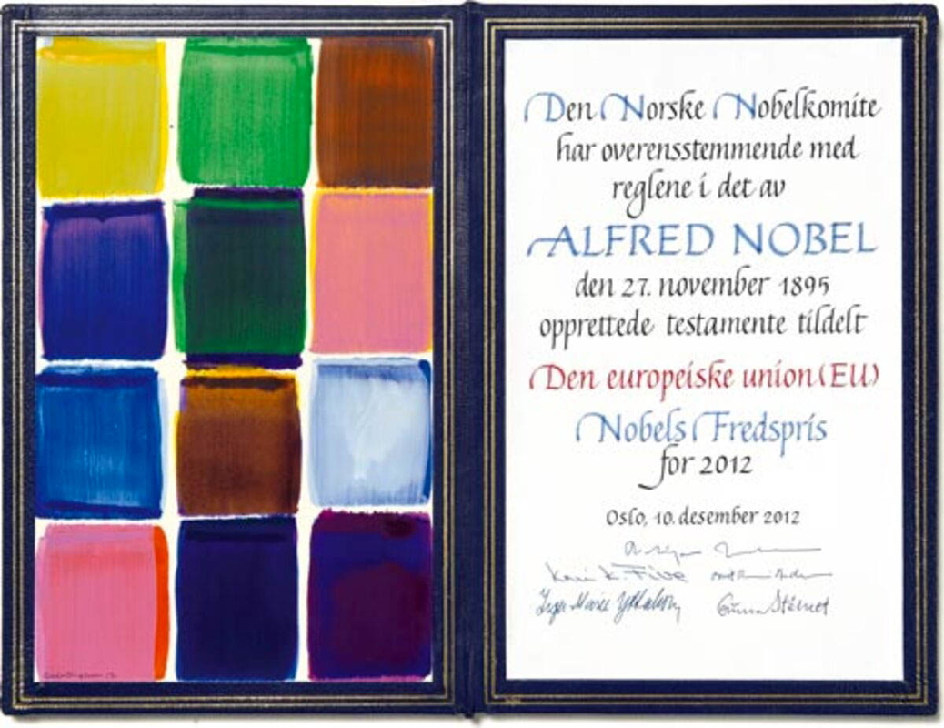 gerd tinglum uropen union nobel diploma