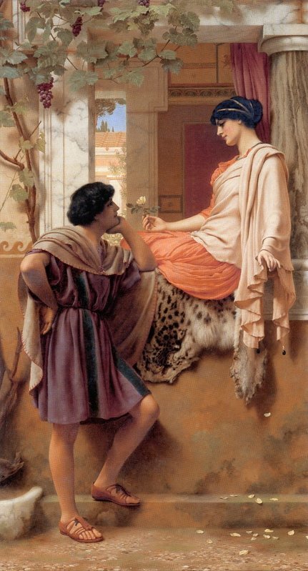 godward the old old story painting