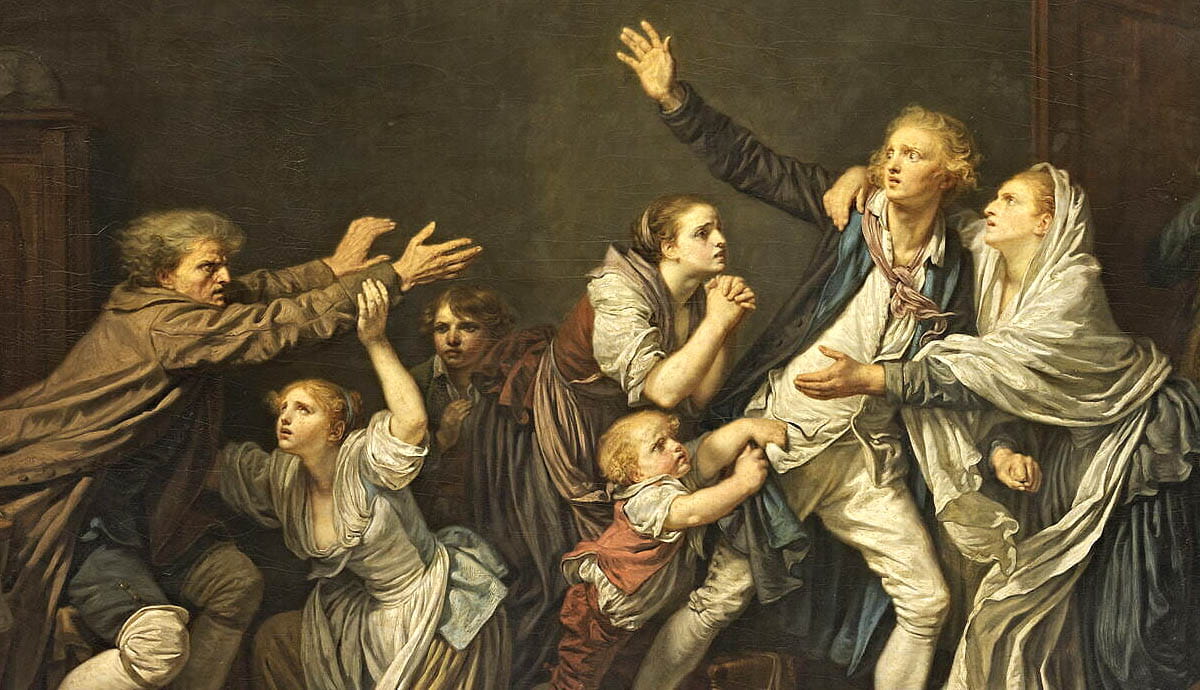 greuze fathers curse rococo characteristics
