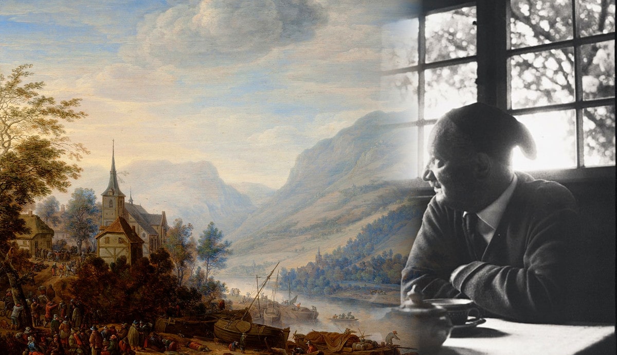 heidegger saftleven rhine reineck painting