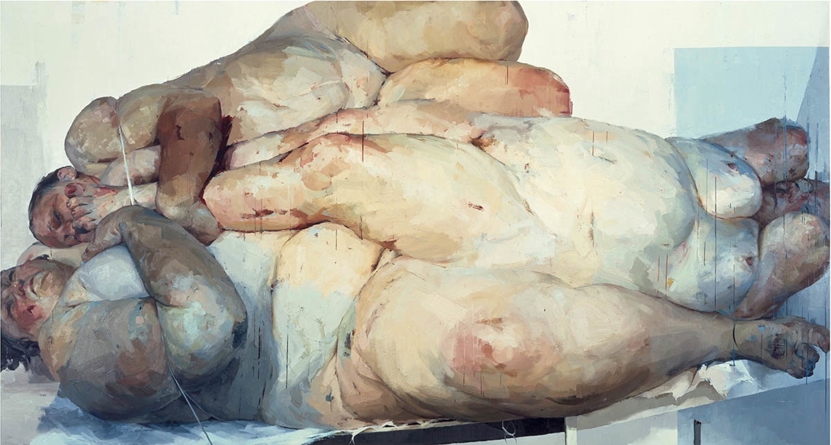 jenny saville fulcrum painting