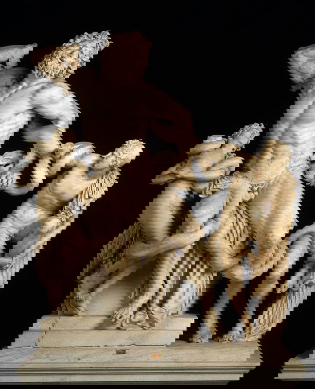 Laocoon group sculpture Vatican Rome